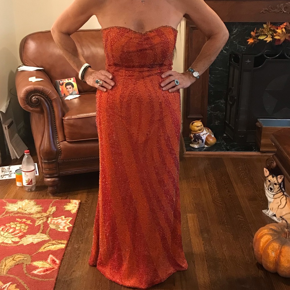 Beaded gown